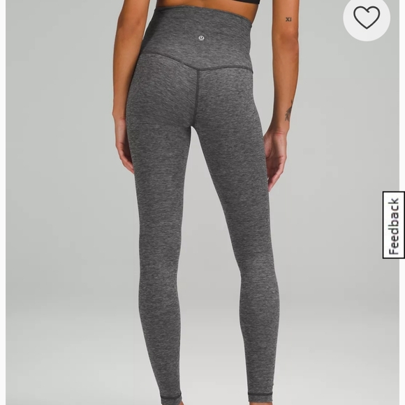 Lululemon Align Super High Rise Graphite Grey Size 4 - Picture 2 of 2
